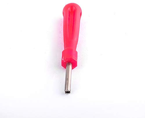Oldbones Tournevis de valve de pneu à sens unique pour voiture, moto, camion, outil de réparation de pneu avec poignée en plastique