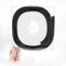 YIXISI Lungo 3m Diametro 13cm Guaina Cavi, Guaina per Cavi in Ignifugo, Raccogli Cavi, Guaina per Cavi Flessibile, Gestione del Cavo, per TV/Computer/Audio Manicotti Protezione (Bianco e Nero 1.5m)