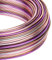 BENECREAT Multicolor Jewelry Craft Aluminiumdraht (15 Gauge/1.5mm, 136 Fuß/41m) Biegbarer Metalldraht mit Aufbewahrungsbox für Schmuckperlen Bastelprojekt - Silber, Pink, Braun, Lila, Siena