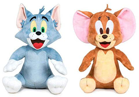 WARNER BROS. 8425611389559 Does not Apply Peluche Tom & Jerry surtido 37cm, Multicolour, One Size