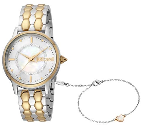Just Cavalli Women's Analog-Digital Automatic Uhr mit Armband S7233846