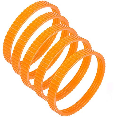 5 cinghie di trasmissione per pialla elettrica, in poliuretano, larghezza 9,6 mm, per 1900B (Arancione)