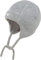 maximo Baby-Fleecemütze, Bindeband Made in Germany 43 metallmeliert