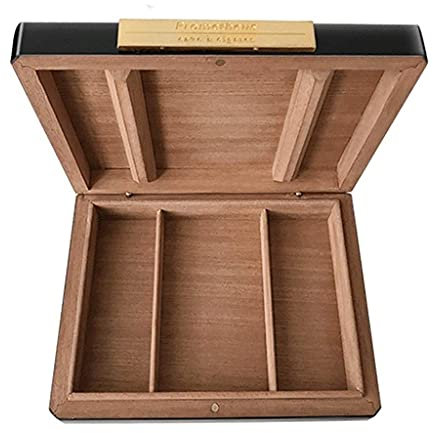 ksamwjf Barware Cigar Cigar Box Cabinet Cigar Box Cigar Cabinet High-grade Smoking Set Cigar Storage Box Cedar Wood Cigar Box Thick Lacquered Light And Portable Cooking Dining