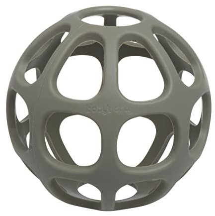 Baby's Only - Greifball für Babys - Multifunktionelles Babyspielzeug - O Ball für Babys - Besonders Leichter Spielball - Auch als Beißspielzeug - Hochwertigem Silikon - Urban Green - Ab 6 Monaten