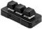 Cuifati 3-Tasten-Tastatur, Kabel Einhändige Mechanische RGB-Gaming-Tastatur DIY Programmierbare Makro-Tastatur, Plug-and-Play, USB-Gaming-Tastatur OSU HID-Programmierung Makro-Tasten