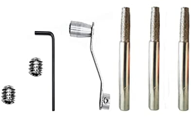 Kettensäge Schärfgerät,KettensäGenschäRfer Kit, Tragbar Handkurbeln Sägekettenschärfgerät, (Schwarz)