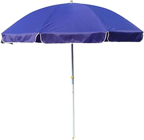 NEWCES 2m 3m Parasol Jardin Extérieur Pare-Soleil Patio Parapluie Parapluie de Marché for Jardin Arrière-Cour Plage et Piscine Bleu Rouge (Color : C, Size : 3M)