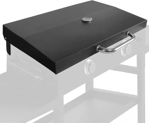 HIPPYELIFF Hardcover Haube mit Griff für Blackstone 28 Zoll Grillplatte, 5003 Grillhaube für Blackstone 71,1 cm Grill