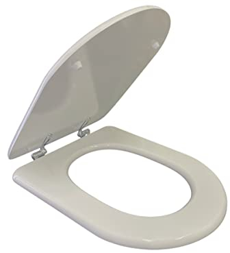 Sedile Copriwater Alpina Dolomite legno verniciato Bianco compatibile dedicato Economico