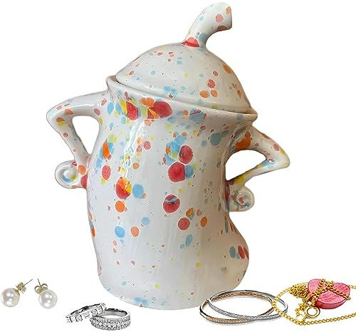 Manolyee Sassy Food Jars & Canisters for Kitchen Storage, Cookie Jar, PVC Containers