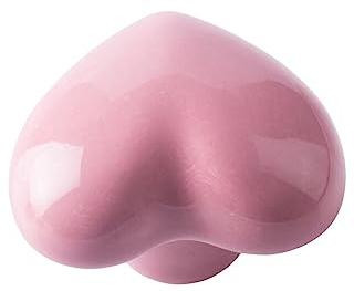 BOKIOESDE Ceramic Cabinet Handle Portable Cute Solid Color Replacement Decorative Household Kitchen Door Pull Knob Accessories, Pink