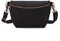 KL928 Bauchtasche Damen, Wildleder Crossbody Bag, Brusttasche Umhängetasche Medium aus weichem Kunstleder für Women Men, Schwarz