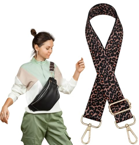 Traziewell Schultergurt für Handtaschen Verstellbarer Taschengurt Breit 3.8CM Taschengurte zum Wechseln Schulterriemen für Damen und Herrenm für Schultertasche Tragetaschen DIY Zubehör für Tasche 0315