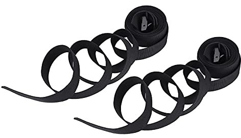 Pack of 2 Outdoor Top Rack Belt Tension Strap Surfboard Kayak Roof Rack Cam Buckle Lock Tie Down Strap Top Rack