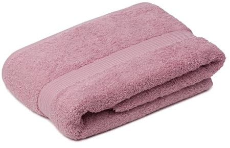 liebling Badetuch, 100% hochwertige Baumwolle, Serie Miami, 100 x 150 cm, waschbar & trocknergeeignet, Farbe: Altrosa