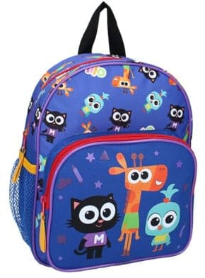 mybagstory Milo Rucksack für Jungen – Blau – Kinder – Schule – Kindergarten – Krippe – Schulranzen für Jungen – Größe 29 cm – verstellbare Träger – Geschenkidee, Milo, Blau, Enfant