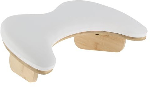 VOCOSTE Arm Rest for Nails Tech, U Shaped Nail Arm Rest, White