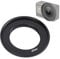 For Action 4 Camera Lens Adapter Ring, 49mm Filter Adapter Ring, Aluminum Alloy Sports Camera Snap On Lens Adapter Ring, Supports Multiple Filter Stacking