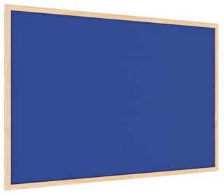 ALLboards Filztafel mit Holzrahmenn 90×60 cm, Blau
