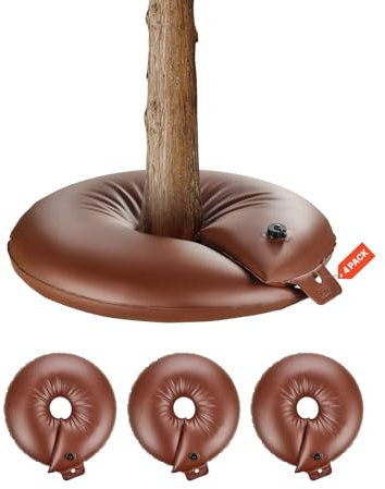 VEVOR Baumbewässerungsringe, 4er-Set 60,6L Baumbewässerungsbeutel, 6–9 Stunden langsame Freisetzung, Pflanzwasserbeutel, Bewässerungssystem für die Tropfbewässerung von Sträuchern & Baumwurzeln