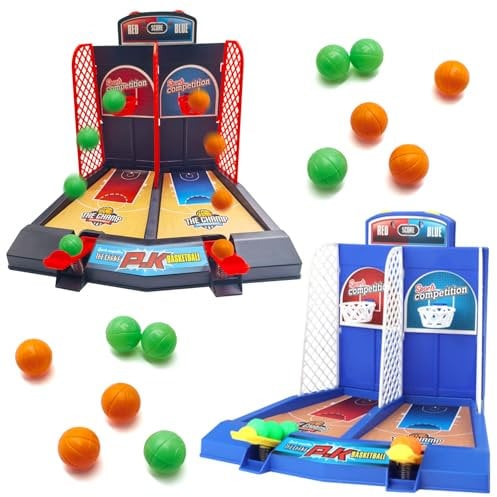 Yeefunjoy Basketball Schießen Spiel, Security Desktop Basketballspiel, Mini Finger Flipper Spielzeug, Intelligence Toy Für Kinder Erwachsene Büro Tisch Partygeschenke Weihnachten Geburtstag Geschenk