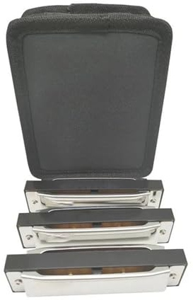3er Set Diatonische Mundharmonikas 10 Löcher 20 Töne Blues