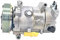 JKFMCD Compresor de Aire Acondicionado, Compatible con Peugeot 207, 208, 307, 308, 508, 16074249, 96519109, 96712162, 6453QJ, 1607424980, 9651910980, 9822826880