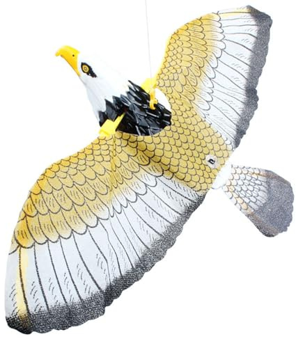 Générique Effaroucheur d'oiseaux - Épouvantail De Faucon | Dispositif D'effarouchement | Faux Leurre De Faucon Volant | Epouvantail Oiseaux pour Balcon, Arbres Fruitie