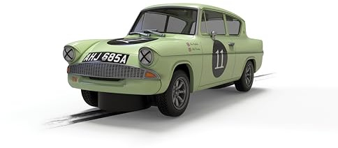 Scalextric C4617 Ford Anglia 105e - Theo Paphitis Slot car racing