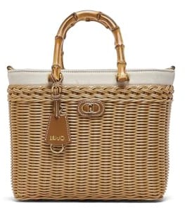 Liu Jo Handtasche Schultertasche Summer Tote Naturale hellbraun