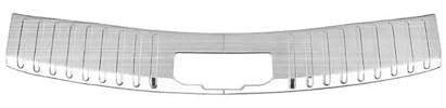Stoßstangenschutz Für WRV DG5-Serie JP-Version 2024 Auto-Edelstahl-integrierte Heckschutz-Kofferraum-Kratzschutzplatte Ladekantenschutz(Silver 2pcs)