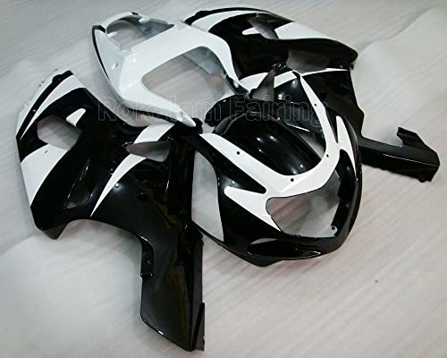 Verkleidungs-Set GSXR-750 GSXR-600 K1 GSXR 600 750 2001 2002 2003 schwarz weiß Motorrad-Verkleidung Set (Spritzguss)