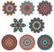 Stickers4 Mandala Sonnenfänger-Fensteraufkleber – Künstlerische Fenster-Deko – Sonnenfänger für den Fensterschmuck - Mandala Alle