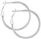 PROSTEEL Damen Edelstahl Creolen 30mm Groß Ring Kreis Ohrringe Simpel Stil Huggie Hoop Klappcreolen Ohrschmuck Accessoire für Frauen Mädchen