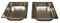 Dampfgaren Set gelocht GN 1/2 Gastronormbehälter aus Edelstahl 4 Liter Tiefe 65mm