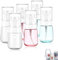 AMORIX Fine Mist Spray Bottle 30ml / 1 oz Spray Bottle Travel Refillable Cosmetic Sprayer for Essences Perfume HairSpray Skincare Makeup + Free Drawstring Bag(6 Pack)