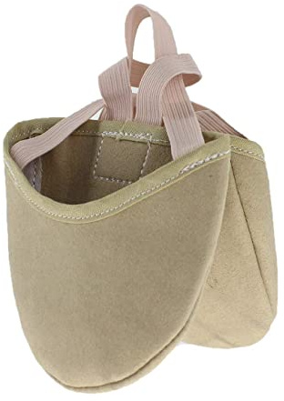 Daydance Gymnastic Shoes Girls Microfiber Lyrical Half Toe Shoes for Kids Tan