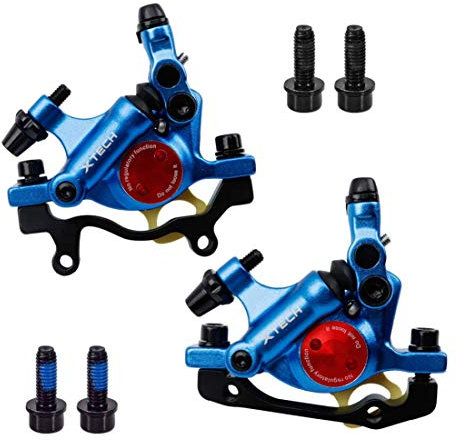 1 Coppia Anteriore E Posteriore Hb100 Mtb Bike a Disco Idraulico Pinze Freno Strada Bicycle Line Tirare Freno a Pinza (blu) Portare Una Bella Outdoor Sports Experience