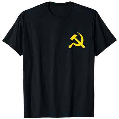 CCCP URSS UNIONE SOVIETICA MARTELLO E SICKLE VINTAGE RETRO Maglietta