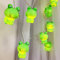 Frosch Lichterkette, 10 LEDs, Weihnachten, Frosch, dekorativ, Licht für Kinder, Nachtlichter für Schule, Garten, Kinderzimmer, Ostern, Weihnachten (1,65 m/10 LED, grüner Frosch)