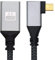 CY Câble d'extension 4K type D Micro HDMI 1.4 mâle coudé à gauche à 90 degrés vers HDMI femelle pour DV MP4 caméra DC ordinateur portable HDTV