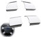 NOZADO ABS Chrom Auto Lenkrad Trim Aufkleber Fit Für Ford Focus 2 MK2 2005 2006 2007 2008 2009 2010 2011 2012 2013 2014 Escape C-MAX Zubehör Lenkrad Dekoration Abdeckung Trim Rahmen