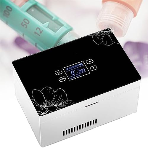 Mini nevera portátil para medicinas,Nevera eléctrica para medicamentos para Viajes o refrigerador de medicamentos para el Coche,Nobattery