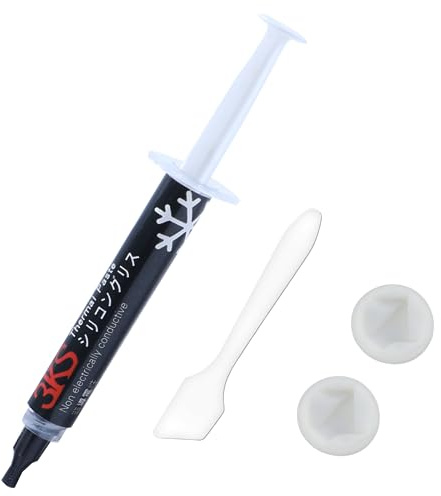 3KS CPU-Wärmeleitpaste, 10 g, 16 W, Wärmeleitpaste mit Werkzeug, Pasta Termica para Procesador für CPU-Konsolen, Grafikkarten, Laptops, sehr hohe Wärmeleitfähigkeit, lange Haltbarkeit, nicht leitend