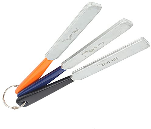 3 Herramientas para Trastes de Guitarra, Lima de Lijado para Guitarra, Lima de Trastes, Lima de Coronación de Trastes, Herramienta de Pulido y Recorte de Diapasón de bajo,