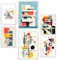 Nacnic 6er-Set Bauhaus Dekonstruierte Architektur Gerahmtes Poster mit Design-Illustrationen zur Dekoration der Wände Ihres Zuhause Zimmer Büro Laden Malerei im A3 & A4 Weißer Rahmen