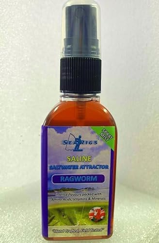 Sea Fishing RAGWORM Natural Saline Bait Spray For Cod, Bass, Conger, Smooth hound, Plaice, Flounder