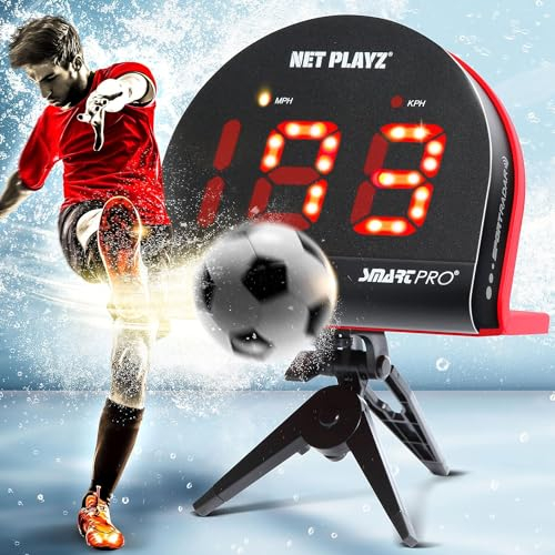 Fußball-Gfit-Trainingsgeräte und Ausrüstung – Geschwindigkeitsradar, Messung der Schussgeschwindigkeit, Shot-Power-Erkennung, Sport-Radarpistole (freihändig) Sensoren, Trainingshilfen