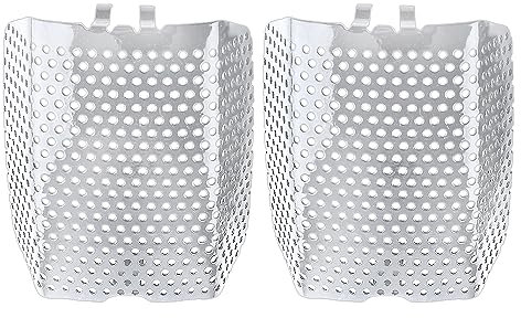 Riloer Inserto per pinza freno anteriore per moto, inserto pinza freno anteriore, 1 paio di coperture per pinza anteriore in rete per moto con foro piccolo compatibile con Harley-Davidson V-Rod e